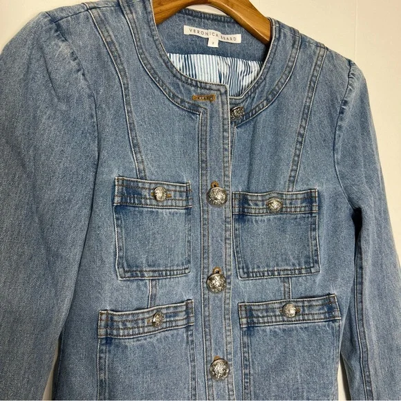 VERONICA BEARD Ferazia Denim Jacket - Picture 3 of 10
